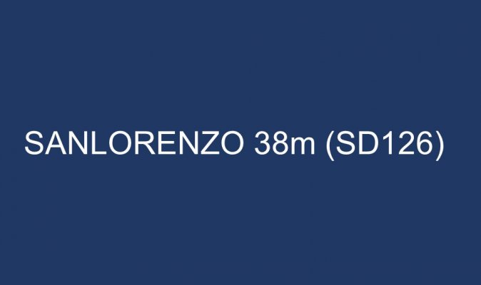 SANLORENZO 38m (SD126)