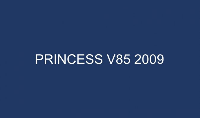 PRINCESS V85 2009